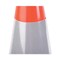 Tatco Traffic Cone, Plastic, 28" Height, 5 lbs, Orange/Silver 25900 - alternate 3